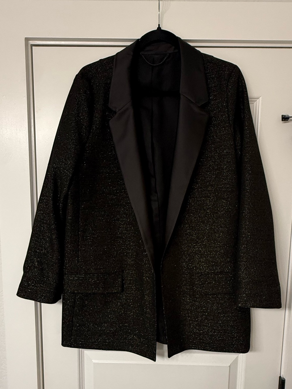 Women’s All Saints Black Metallic Blazer